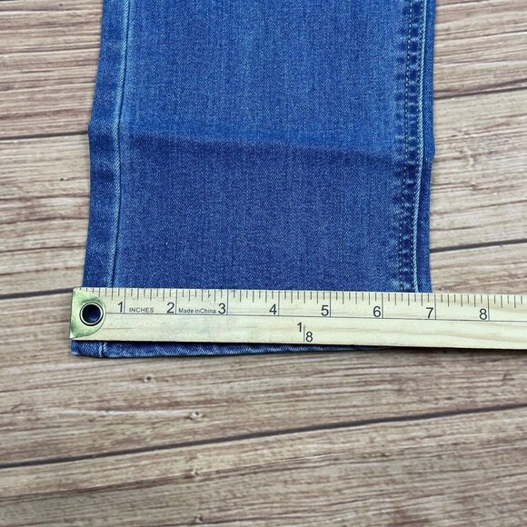 Vassari Mens Low Rise  Skinny Leg Blue Denim Jeans Size 36x32 - Picture 7 of 10